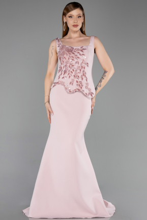 Abendkleid Lang Puder ABU6225