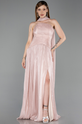 Abendkleid Lang Chiffon Puder ABU6233
