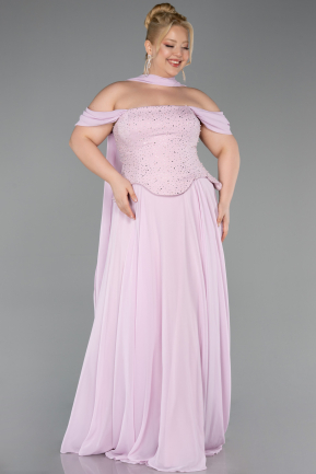 Bekleidung in Großen Größen Lang Chiffon Puder ABU6247