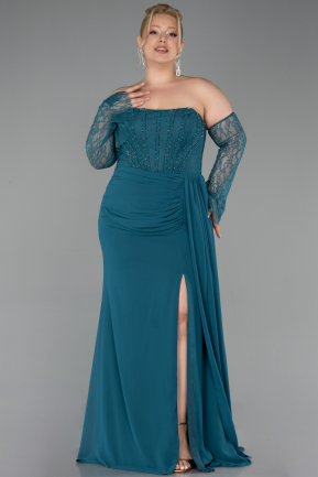 Kleider in Großen Größen Chiffon Lang ABU6072