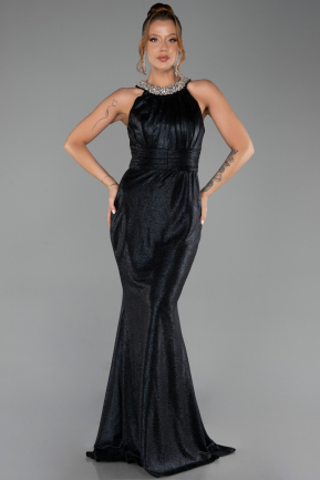 Abendkleid Lang Schwarz ABU6295