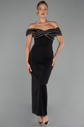 Partykleid Midi Schwarz ABK2658