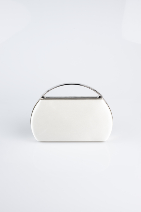 Perlmutt Abendtasche Satin V351
