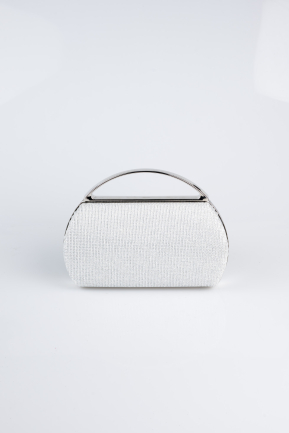 Abendtasche Silber V351