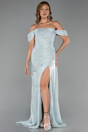 Minzgrün Abendkleid Chiffon Lang ABU5974