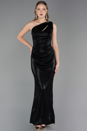 Abendkleid Lang Schwarz ABU6368