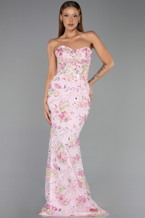 Abendkleid Lang Puder ABU6421