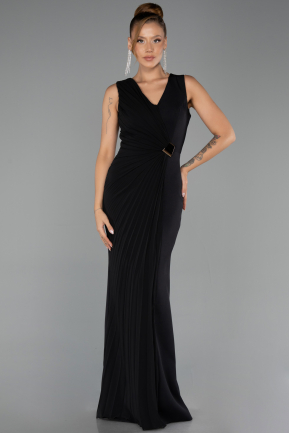 Abendkleid Lang Schwarz ABU6524