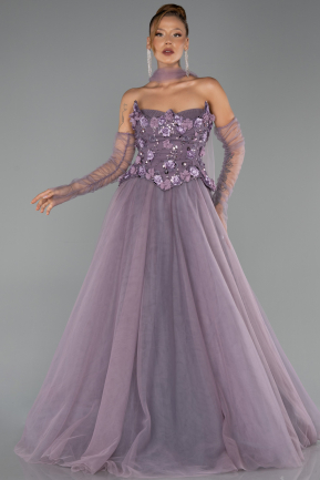 Abendkleid Lang Lavendel ABU6523