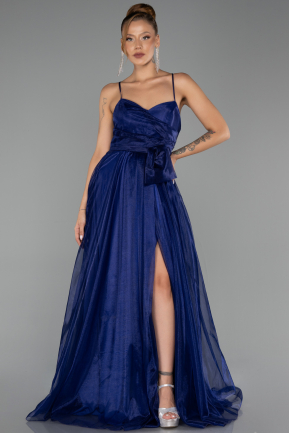 Abschlusskleid Lang Marineblau ABU6123