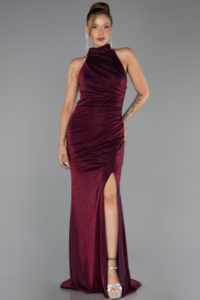 Abendkleid Lang Weinrot ABU6083