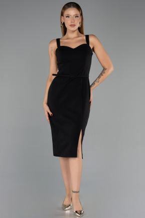 Partykleid Midi Schwarz ABK2688