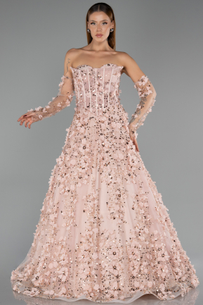 Abendkleid Lang Puder ABU5658