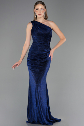 Abendkleid Lang Marineblau ABU6579