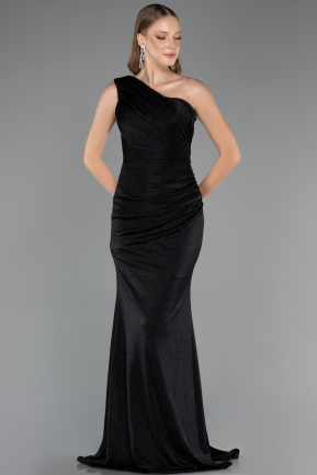 Abendkleid Lang Schwarz ABU6579
