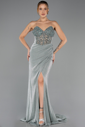 Abendkleid Lang Minzgrün ABU6599