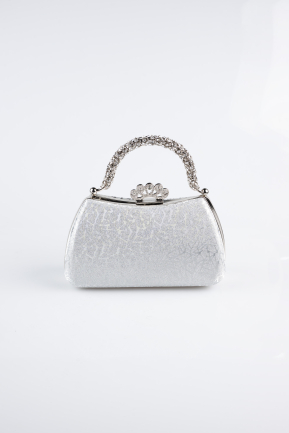 Abendtasche Silber KC711