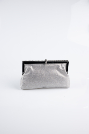 Abendtasche Platin SH866