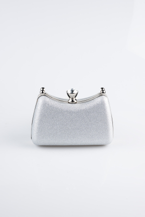 Abendtasche Silber SH865