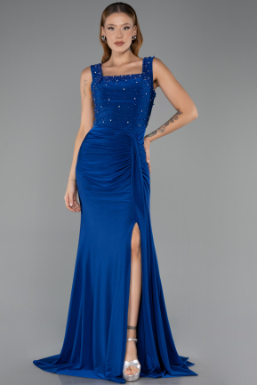 Abendkleid Lang Sächsischblau ABU6552