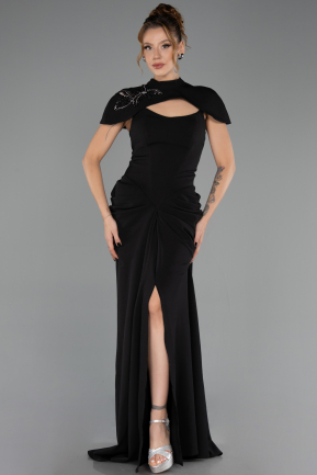 Abendkleid Lang Schwarz ABU6645
