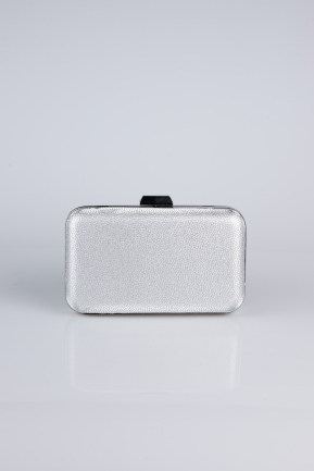 Abendtaschen Gemustert Silber SH802