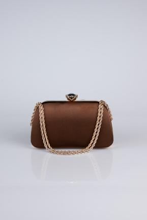 Abendtaschen Satin Braun SH860