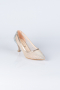 Party-Schuhe Steinbesetzt Hautfarben MJ5314