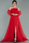 Abendkleid Lang Rot ABU2076