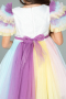 Abendkleid für Kinder Kurz Rins ABK1056