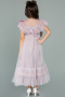 Abendkleid für Kinder Lang Lavendel ABU2153