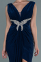 Abendkleid Lang Marineblau ABU2702