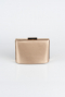 Kästchen-Tasche Gemustertes Leder Bronze V288