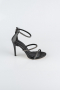 Party-Schuhe Haut Schwarz ABC8001