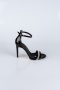Party-Schuhe Lackleder Schwarz AB702