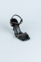 Party-Schuhe Leder Schwarz ABD1106