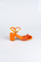 Party-Schuhe Satin Orange ABS1104