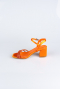 Party-Schuhe Satin Orange ABS1104