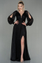 Abendkleid Lang Schwarz ABU2905