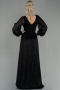 Abendkleid Lang Schwarz ABU2905
