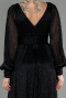 Abendkleid Lang Schwarz ABU2905