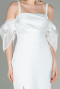 Partykleid Lang Weiß ABU2911
