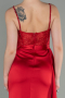Abendkleid Lang Satin Rot ABU2130