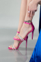 Party-Schuhe Satin Fuchsie ABS1915
