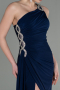 Abendkleid Lang Marineblau ABU2964