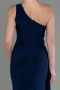Abendkleid Lang Marineblau ABU2964