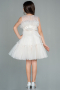 Abendkleid für Kinder Kurz Cappuccino ABK1707