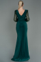 Abendkleid Lang Smaragdgrün ABU3008