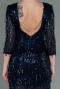 Marineblau Abendkleid Kurz ABK1599