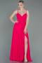 Fuchsie Abendkleid Lang ABU1305